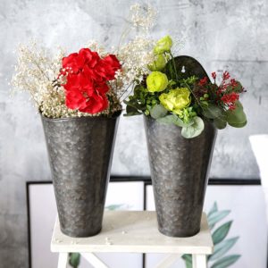 Galvanized Wall Planter
